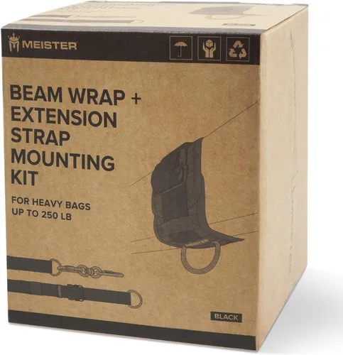 Vista 6 de Meister Kit de montaje de viga con mosquetón para colgar boxeo y bolsas pesadas MMA