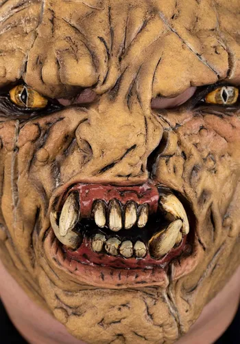 Vista 4 de Máscara de orco bestial para adultos estándar