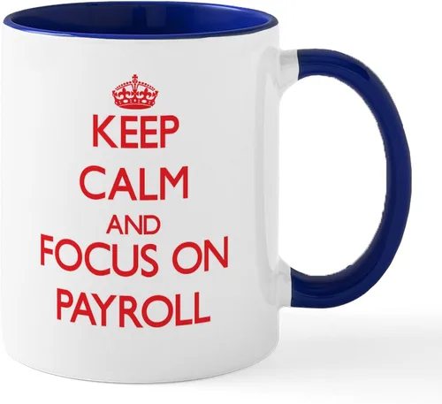 Vista 13 de CafePress Coffee Then Payroll Mugs - Taza de café de cerámica (11 oz)