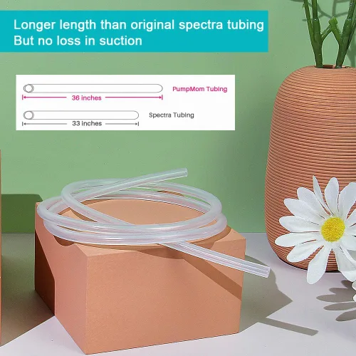 Vista 3 de PumpMom-us Protector de reflujo y tubo para Spectra, piezas de repuesto para extractor de leche Spectra S1 Spectra S2 Spectra 9 Plus