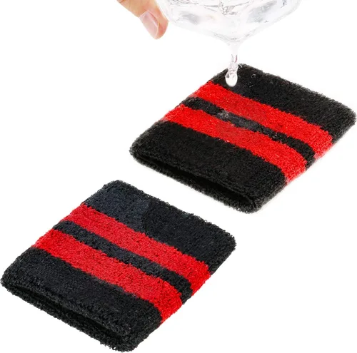 Vista 3 de Bememo 12 piezas de muñequeras de neón, muñequeras para la muñeca, banda absorbente de sudor para competiciones, para hombres y mujeres