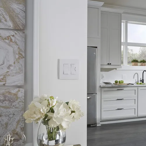 Vista 5 de Legrand - Pass & Seymour - Interruptor de luz radiante de 15 amperios, interruptor de luz de 3 vías, interruptor basculante de paleta blanca