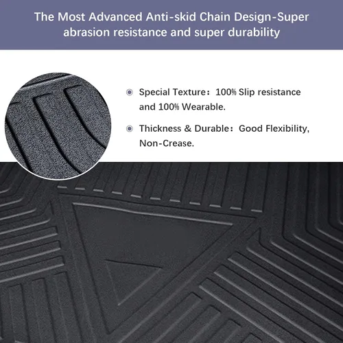 Vista 4 de Elsetyler Revestimiento de carga para Edge - TPO Negro para Todo Clima de Servicio Pesado Impermeable Bandeja de Carga Trasera Alfombrilla