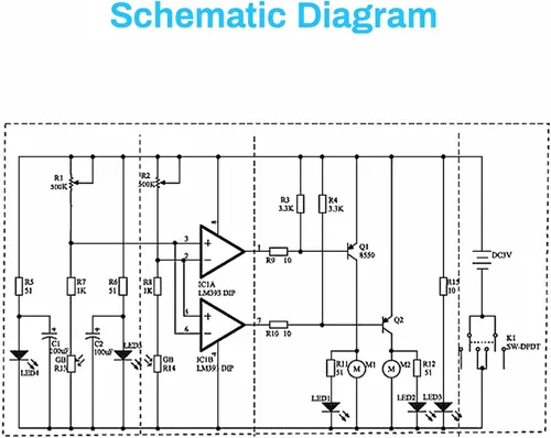 Vista 7 de WHDTS kit de manualidades para construir auto de monitoreo inteligente D2-5, para competencias escolares.