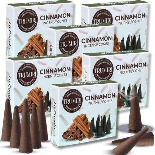 Vista 19 de TRUMIRI Incienso ámbar – Paquete de 20 conos (2 x 10) – Incienso de cono perfumado