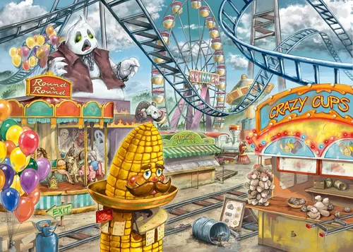 Vista 2 de Ravensburger Escape Kids - Rompecabezas de 368 piezas para niños – 12936 – una experiencia de sala de escape en forma de rompecabezas