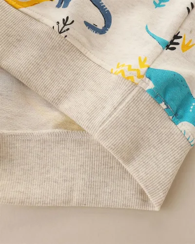 Vista 5 de NUBEEHOHO Sudaderas de algodón para niños pequeños, camisetas casuales de manga larga, ropa de invierno para niños, suéter 2T-8T