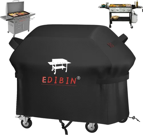 Vista 9 de Captiva Designs - Cubierta para parrilla de barbacoa de gas propano de 4 quemadores, ligera y duradera, resistente al agua, cubierta de 54 pulgadas