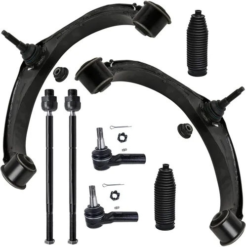 Vista 267 de Detroit Axle - Kit de brazos de control delanteros 2WD de 8 piezas para Ford F-150 Lincoln Mark LT 05-08, 4 brazos de control superior e inferior