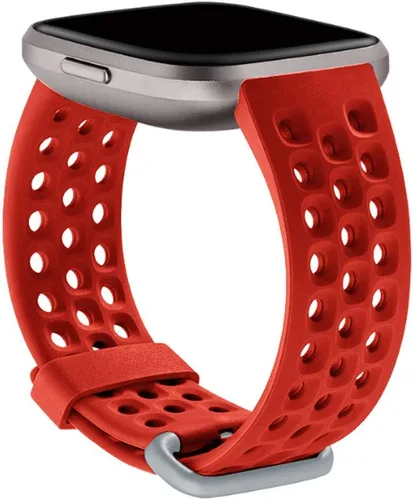 Vista 12 de Bandas deportivas compatibles con Fitbit Versa 2 / Versa / Versa Lite Bands para mujeres y hombres, pulseras de repuesto deportivas transpirables