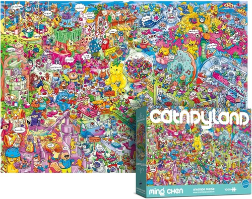 Vista 14 de Antelope - Rompecabezas de 1000 piezas para adultos, rompecabezas de castillo de gato de 1000 piezas, alta resolución, acabado mate, bordes suaves