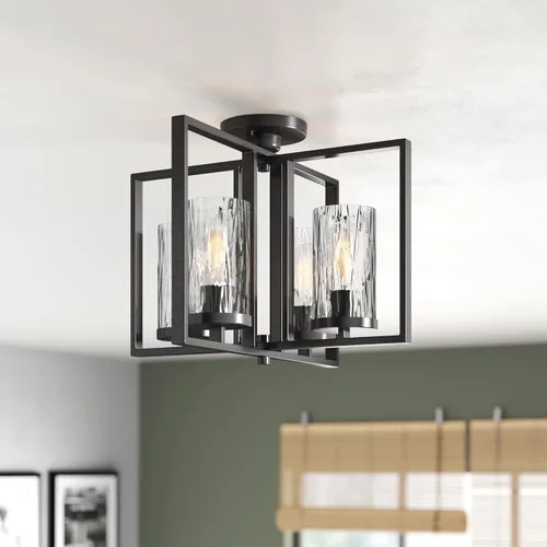 Vista 2 de Designers Fountain 86511-CHA Elements Semi-Flush