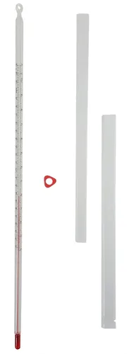 GSC International 6208-10 - Termómetro con espalda blanca (inmersión total, escala única de -4.0 °F a 302.0 °F, 10 unidades)