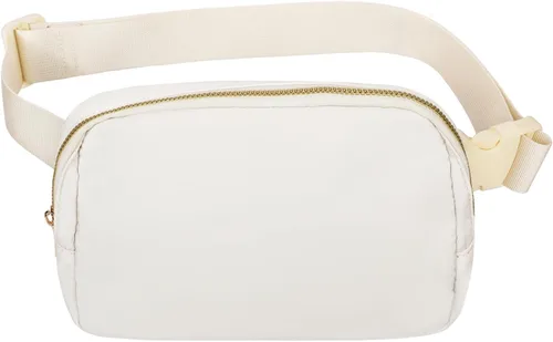 Vista 37 de VOROLO Riñonera para mujeres y hombres, bolsa cruzada, bolsa de cinturón con correa ajustable, Wood Grey, Talla única