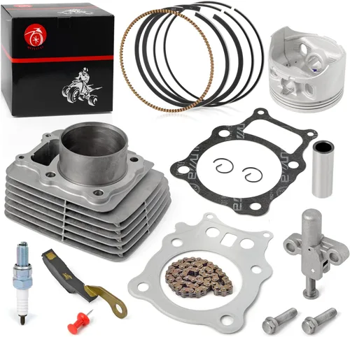 Vista 4 de Kit de pistón de cilindro + anillos + cadena de distribución + tensor + brazo tensor para Honda 350ES 350S Rancher 350 TRX350 TE/TM/FE/FM 2000-2006