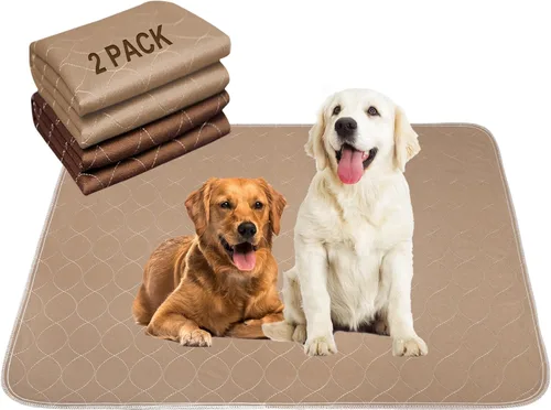 Paw Legend Almohadillas lavables y reutilizables para orina de perro, súper absorbentes (paquete de 2), almohadillas lavables para entrenamiento de