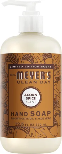 Vista 10 de MRS. MEYER'S CLEAN DAY Jabón para manos, Sidra de Manzana, Hecho con aceites esenciales, 12.5 oz - Paquete de 3