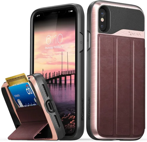 Vista 17 de VENA vCommute - Funda tipo cartera compatible con Apple iPhone 11 (6.1 pulgadas 2019), (protección contra caídas de grado militar) con tapa y ranura