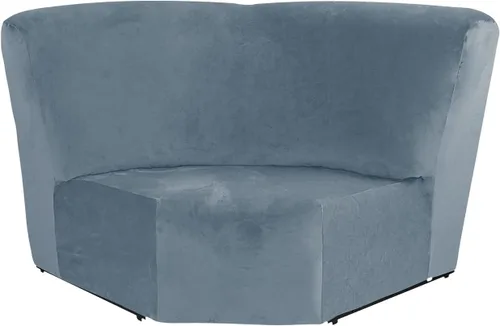 Vista 29 de MIFXIN Funda para sofá esquinero, 1 pieza de terciopelo elástico para sofá, funda para asiento esquinero seccional, pieza de esquina adicional