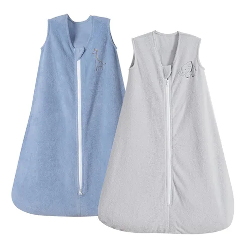 Vista 9 de PHF Saco de dormir cálido de microforro polar para bebé de 0 a 6 meses, manta suave para bebé, sacos de dormir con cremallera de 2 vías, paquete