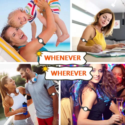 Vista 4 de Divoti Funda para sensor de insignia compatible con Freestyle CGM Libre14 días o 2, ajuste ajustable para ajustar, proteger de forma segura y poner