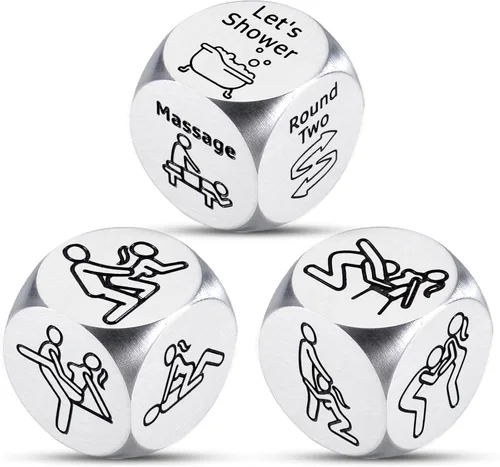 Vista 10 de Ideas para esposa para novia, regalos de elefante blanco, dados de comida, relleno de calcetines de Navidad, idea de cita nocturna, dados