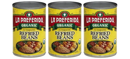 Vista 12 de LA PREFERIDA Frijoles refritos auténticos orgánicos de 15 onzas