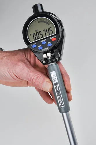 Vista 7 de Fowler 54-646-401-0, X-Tender-E Juego de calibradores de diámetro de marcación digital con rango de medición de 1.4" - 6"/35mm-150mm