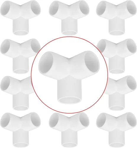 Vista 16 de Adaptador de acoplamiento de tubería de PVC de 4 pulgadas, accesorios de tubería (enchufe x enchufe), paquete de contratista, cédula 40, conectores