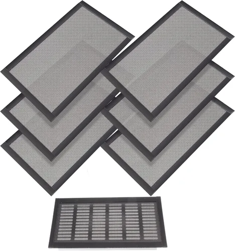 Vista 15 de Shappy Cubiertas magnéticas de ventilación de suelo, pantalla de ventilación de aire, trampa magnética para registro de piso, cubiertas de malla