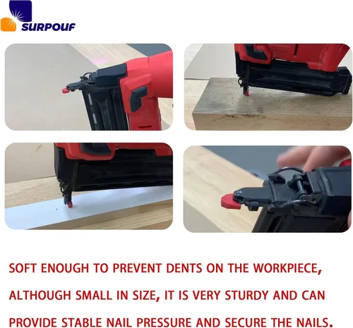 Vista 5 de 42-38-0017 No-mar Pad Kit (Set of 9) Fits For Milwaukee M18 2746-20 Nailers & Staplers Replacement No Mar Tip