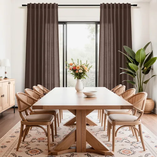 Vista 116 de Aersas Aqua Green Linen Curtains 84 Inches Long 2 Panels Set Back Tab Rod Pocket Living Room Curtain Farmhouse Rustic Light Filtering Hook Drapes