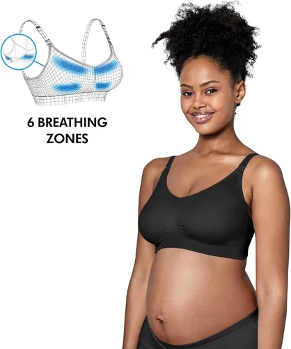 Vista 3 de Medela Keep Cool Ultra Bra Seamless Maternity & Nursing Bra with 6 Breathing Zones, Soft Touch Fabric and Extra Support