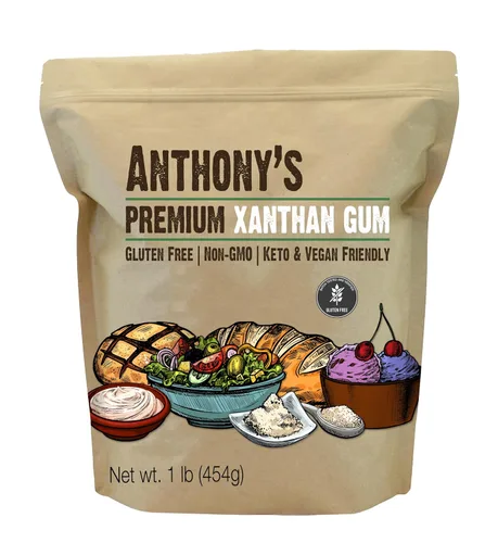 Vista 6 de Goma Anthony’s de xantano, de calidad alimentaria FCC, fabricado en los Estados Unidos
