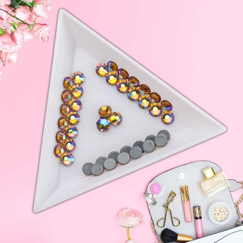 Vista 169 de Hot Fix - Diamantes de imitación de cristal con parte trasera plana, gemas de diamante de 0.189 in (20 ss, 1440 unidades, rojo)