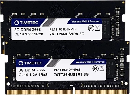 Vista 10 de Timetec Hynix IC 8 GB DDR4 SODIMM para Intel NUC KIT/Mini PC/HTPC/NUC Board 2666MHz PC4-21300 No ECC sin búfer 1.2V CL19 1Rx8 Rango único 260 pines