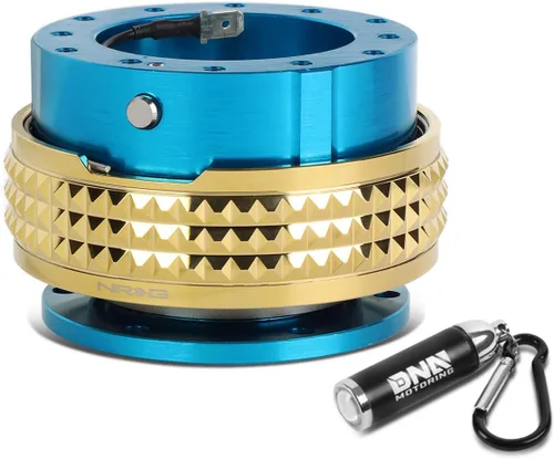 Vista 28 de NRG Innovations SRK-210BK/BK Kit de liberación rápida (cuerpo negro / anillo pirámide negro)