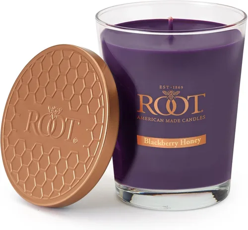 Vista 30 de Root Candles Velas perfumadas de cera de abeja Veriglass Premium, hechas a mano, mezcla de cera de abeja en panal, tamaño grande, vainilla francesa