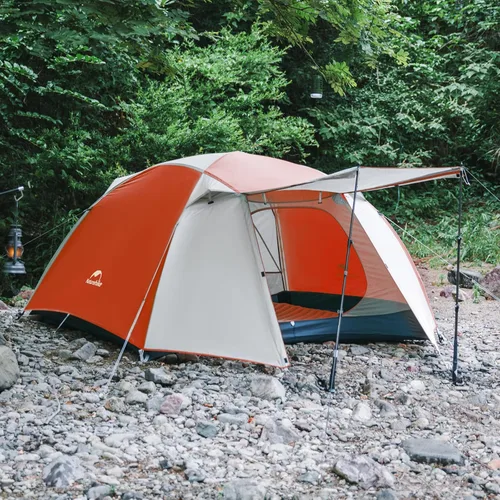 Naturehike Tienda de campaña para 2/3 personas, doble capa, fácil instalación instantánea, impermeable PU2000 mm, 54 MPH resistencia al viento, UPF