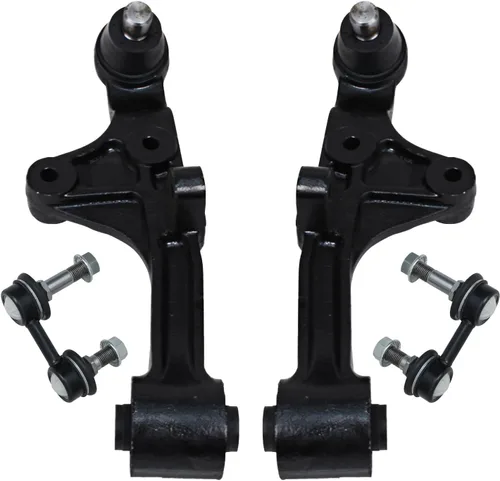 Vista 159 de Detroit Axle - Kit de 4 brazos de control de extremo delantero para Dodge Dart 13-16, Chrysler 200 15-17, 2 brazos de control inferiores, 2 extremos