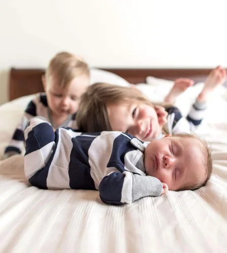 Vista 4 de Burts Bees Baby Pijama unisex para bebé con cremallera frontal antideslizante algodón orgánico