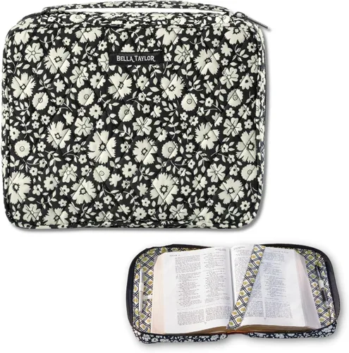 Vista 18 de Bella Taylor Funda de Biblia Acolchada para Mujer - Estuche de Biblia de Estudio Grande - Ashmont