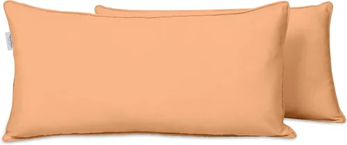 Vista 8 de Funda de almohada lumbar de tela de poliéster para interiores y exteriores, impermeable, rectangular, para todo tipo de clima, para muebles