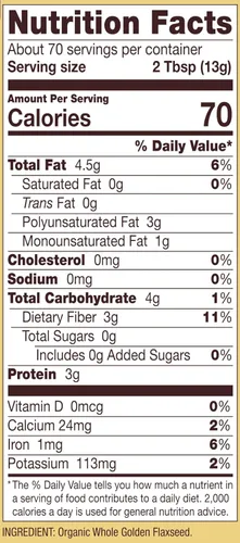 Vista 7 de Bob's Red Mill Harina orgánica de linaza dorada, 32 onzas (paquete de 4)