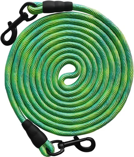 Vista 14 de BTINESFUL Correa de Amarre para Perro, Cuerda de Control Correa de Cuerda Larga, 8ft 12ft 20ft 30ft 50ft 75ft Correa para Perros de Patio - Perros