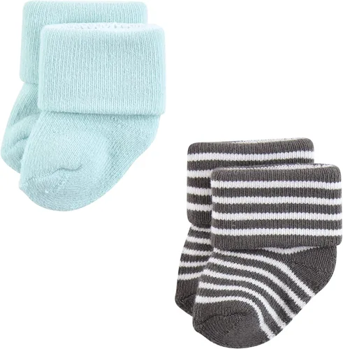 Vista 7 de Hudson Baby Baby Girls' Cotton Rich Newborn and Terry Socks