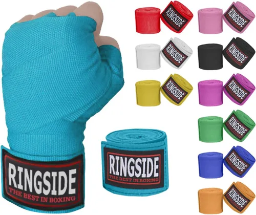 Vista 8 de Ringside estilo mexicano Muay Thai MMA Kickboxing Boxeo Mano Wraps (1par)