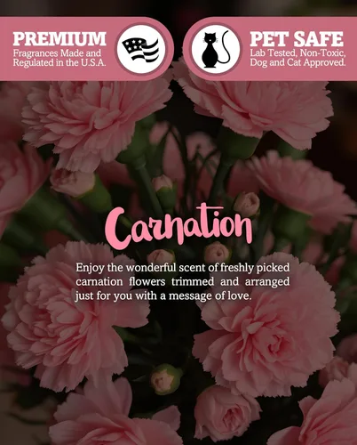 Vista 5 de Pure Carnation - Paquete múltiple de velas de té de alta calidad, altamente perfumadas con aceites esenciales y naturales, 12 velas de té rosas