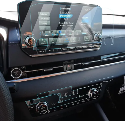 Vista 56 de Protector de pantalla de vidrio templado para Audi A4 (2020-2024)/A5 (2020-2024)/Q5 (2021-2023), accesorios de navegación antirreflejos, instalación