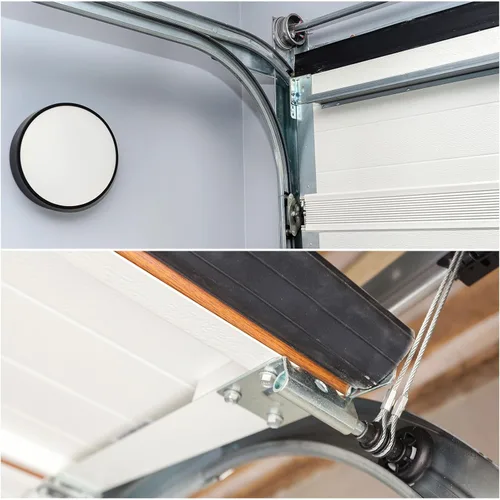 Vista 5 de uxcell 2 cables de 8.6 pies para puerta de garaje de 0.118 in de diámetro, cable de alambre de resorte de torsión para puerta de garaje de 7 pies